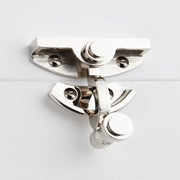 Signature hardware 953046 Solid Brass Sash Lock, Polished Nickel