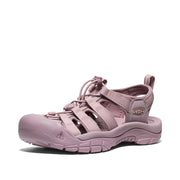 KEEN Newport H2 Women's Athletic Sandals, Water-Resistant Quick-Dry Polyester, Closed Toe, Monochrome/Toadstool, Size 6, 1030548