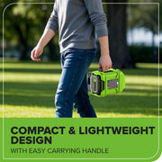 Greenworks Commercial 82PI1 82V 300W Vehicle Power Inverter, Portable Lightweight Design, Multiple Outlets, INB501