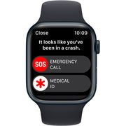 Apple Watch Gen 8 Series 8 Cell 41mm Midnight Aluminum - Midnight Sport Band MNUW3LL/A