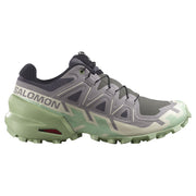 Salomon L47582000  Speedcross 6 Trail Running Shoes for Ladies - Castlerock/Vanilla Ice/Smoke - 8M