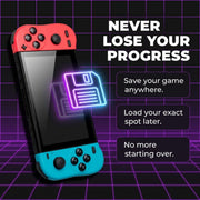 Old Arcade Handheld Game Console, 5.1-Inch HD Screen, Preloaded with 10,000 Classic Games, Red and Blue