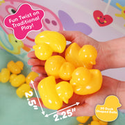 Sunny Days Entertainment Peppa Pig Ball Pit Crib Large Pop-Up Play Tent with 20 Duck Shaped Balls, Toddler Play Area 470769