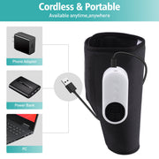 AITREE Cordless Leg Massager, Calf Compression Wraps with 3 Heat Levels, 3 Massage Modes, Adjustable Fit, Rechargeable, 2 Pieces