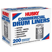 Husky 55 gal. Economy Natural Trash Liners (200-Count)