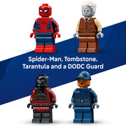 LEGO Marvel Spider-Man Prison Transport Chase Building Toy, 367 Pieces, Includes 4 Minifigures, Ages 8+, 6588689