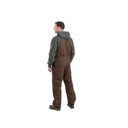 Berne B213bbt480 Heartland Insulated Washed Duck Bib Overalls - Bark - XL Tall
