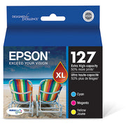 Epson T127520-S DuraBrite 127 Extra High-Capacity Ultra Catridge - Multicolor