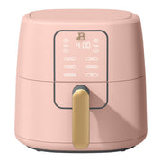 Beautiful 19673 6 Qt Air Fryer with TurboCrisp Technology, EverGood Ceramic Nonstick Coating, Rose by Drew Barrymore, Rose