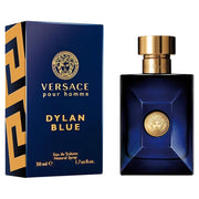 Versace Dylan Blue Pour Homme Eau de Toilette Spray, Bold Masculine Scent, 1.7 oz