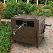 Suncast 175 ft. Slide Trak Wicker Hose Hideaway-CPLPTW175D