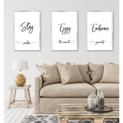 ELSKER&HOME 24x36 Silver Poster Frame 3 Pack, Magnetic Plastic Picture Frames for Horizontal or Vertical Wall Mounting