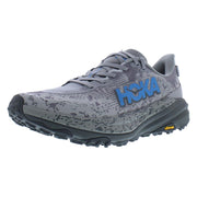 Hoka Speedgoat 6 Men's Trail Running Shoes, Galactic Grey Hoka Blue, Size 10 Medium, 10 oz, 1147791/1147830-GCG