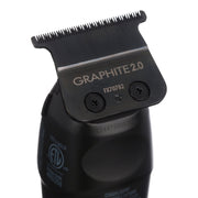 BaBylissPRO FXONE BLACKFX Cordless Hair Trimmer, Brushless Motor, Titanium T-Blade, Interchangeable Battery, All-Metal Housing, Black, FX799MB