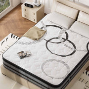 Kizreo Queen Size Hybrid Mattress, 12 Inch Euro Top with Cooling Gel Memory Foam and 744 Pocket Springs, Firm, Breathable Cover