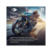 Philips 221V8LB 22 Inch Full HD VA Monitor, 100Hz Refresh Rate, Adaptive Sync, LowBlue Mode, HDMI VGA, VESA Mount, Black