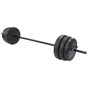 BalanceFrom VNL100 Vinyl Standard Weight Set in Black, 100 lbs.