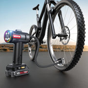 NEXPOW NP37 Tire Inflator Portable Air Compressor, Black