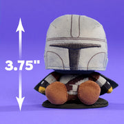 Just Play Perch'd Star Wars Mandalorian Collectible Shoulder Plush, 3.75 Inch, Multicolor, TMAD