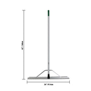 Expert Gardener Landscaping Rake, 36.22-Inch Wide Head, Adjustable Steel Handle, Green, EG5607031616018
