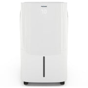 Freonic FHCD501PWG 50 Pint Dehumidifier with Built-In Pump, LED Display, 24H Timer, Auto Shut-Off, Wheels, Bathroom, Basement, Bedroom, and Rooms up to 4,500 Sq. Ft - White