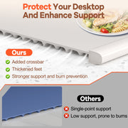 YUWENUS T2655426 Electric Warming Tray, Fast Heating Silicone Mat, 26x15 in, White