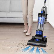 Eureka PowerSpeed Upright Vacuum Cleaner, Lightweight, Powerful Suction with Upgraded Cyclone Technology, 5 Height Settings, Bagless, Blue, NEU280
