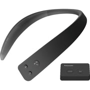 Panasonic WN10 Wireless Wearable TV Neck Speaker, Bluetooth, Built-In Microphone, Splashproof IPX4, Connect Two Devices, SC-WN10PP-K