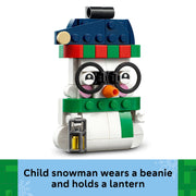 LEGO Snowman Ornaments Building Set, 168 Pieces, Multicolor, Ages 6+, 40812