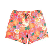 AFTCO Strike Printed Swim Shorts - Coral - XL