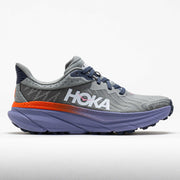 HOKA Challenger ATR 7 Women's Trail Running Shoes, Galactic Grey Wild Indigo, Size 8, Width B Medium