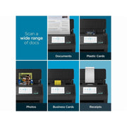 Ricoh ScanSnap iX2500 Document Scanner, 100-Sheet Feeder, 600 DPI, 45 ppm Duplex, 5-Inch Touchscreen, Black, PA03860-B005