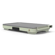 Beautiful XL Electric Griddle, 12x22 in, EverGood Ceramic Nonstick, Detachable Stainless Steel Backsplash, Removable Drip Tray, Sage Green, 1500-Watt Heating, 19980