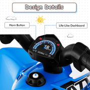 Olakids Kids Ride On ATV 6V Electric Ride On Vehicle for Toddlers with LED Lights, Horn, Music, Garnet
