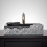 ARDWICK RECTANGULAR GRANITE VESSEL SINK - BLUE GRAY