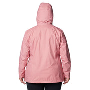 Columbia Arcadia II Rain Jacket for Ladies, S, Pink Agave - 100% Nylon