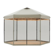 EasyLift Lighted Screenhouse Instant Canopy