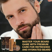Rinse & Robust 24pc Christmas Advent Calendar for Men, Beard Grooming and Body Care Gift Set with Balm, Oil, Shampoo, Conditioner, Shower Gel, Bubble Bath, Lotion, 004