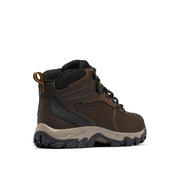 Columbia Newton Ridge Plus II Waterproof Hiking Boot, Cordovan/Squash, 10 Wide, Leather and Mesh, 159473