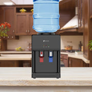 Avalon A1CTWTRCLRBLK Premium Hot/Cold Countertop Water Cooler Dispenser, Black