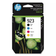 HP 6C3Y6LN 923 4-Pack Standard Capacity Ink Cartridges - Black/Magenta/Yellow/Cyan
