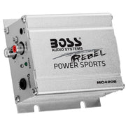 Boss Audio Systems, Inc. MC420B Chrome 600 watt Motorcycle/ATV Sound System