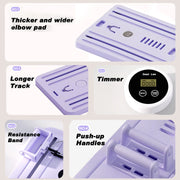 TTFP PLTMCS001L Pilates Board, Multi Purpose Compact Pilates Reformer for Home Fitness Pack of 1, Lavender