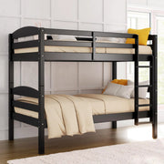 Better Homes and Gardens WM3921B-DC Leighton Twin Over Twin Wood Bunk Bed, Multiple Finishes