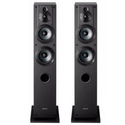 Sony SSCS3_K1 Stereo Floor-Standing Speaker Pair Bundle (Black)
