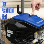 Westinghouse Electric Pressure Washer, 3400 Max PSI, 2 Max GPM, Brushless Motor, 5 Quick Connect Nozzles, Onboard Soap Tank, Blue, WPX3400e