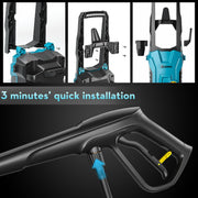 Gardguard Wal-CDQY-GM-PW03-BLU Electric Pressure Washer 4200 Psi Power Washers Electric 2.4 GPM, Blue