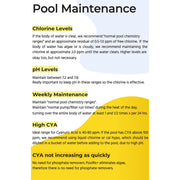 PoolRx+ Black White Swimming Pool Algaecide Tablet, Mineral-Based Algae Control, Treats 20,000-30,000 Gallons, 6-Month Treatment, 331066