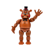 Jazwares Five Nights at Freddys Endo-Series Collector Figure, 6-Inch Articulated with Classic Freddy and Withered Freddy Pieces, Glow-in-the-Dark Eyes, FNF0074