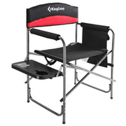 KingCamp KIN-CAM-KC1904-BR Red Folding Camping Chair Black/Red Regular